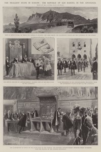The Smallest State in Europe, the Republic of San Marino, in the Apennines by G.S. Amato